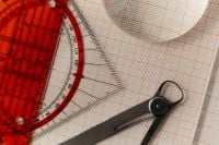 Kaboompics - Compass and Measuring Scale for Technical Illustration