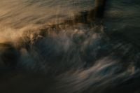 Kaboompics - Wave Splash Groyne Long Exposure Golden Light