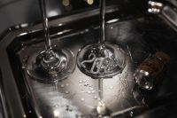 Kaboompics - Champagne Glasses And Glittering 2024 Numbers On Silver Tray