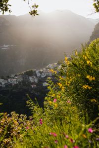 Kaboompics - Sunlit Ravello Valley Framed by Garden Foliage