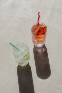 Kaboompics - Pink and Green Cocktails with Rosemary