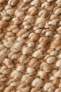 Kaboompics - Close-Up of Loose Tan Natural Fibers with Fluffy Woven Strands