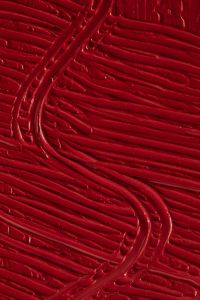 Kaboompics - Red Lipstick Texture with Bold Curved Brushstrokes