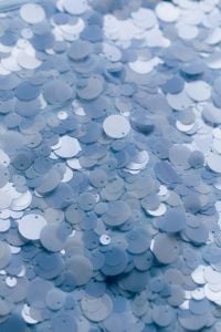 Kaboompics - Blue and White Sequin Texture Close-Up