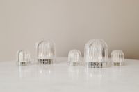 Kaboompics - Clear and Silver Christmas Ornaments on White Surface