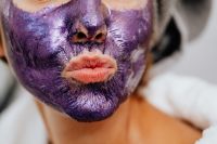 Kaboompics - Woman with facial skincare mask