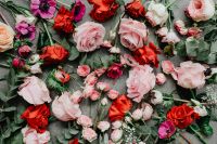 Kaboompics - Flowers flat lay