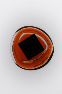 Kaboompics - Amber Perfume Liquid Circular Texture