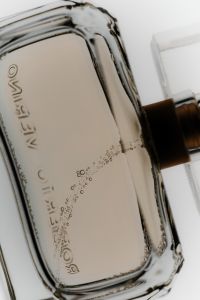 Kaboompics - Perfume Bottle Collection Flat Lay Composition