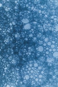 Kaboompics - Deep Blue Soap Bubble Macro Texture
