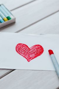 Kaboompics - Little drawing of a heart
