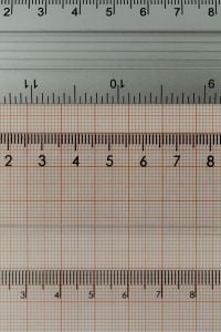 Kaboompics - Vertical Measurement Scale with Millimeter Markings