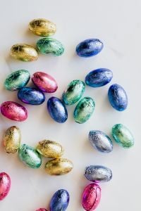 Colorful Easter Eggs and Spring Holiday Backgrounds