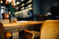 Kaboompics - Closeup of Leather Dining Chair Primum - Bent Hansen