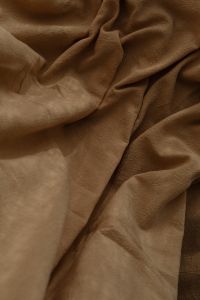 Kaboompics - Vertical Brown Curtain Texture with Layered Wrinkles and Draped Folds