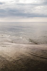 Kaboompics - Reflective Sea Under a Cloudy Sky