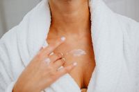 Kaboompics - Skincare routine - Middle-Aged Woman in Bathroom