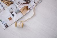 Kaboompics - Coffee with a magazine