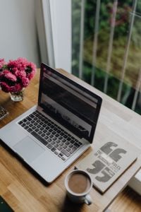 Kaboompics - Home office of a modern businesswoman