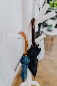 Kaboompics - Office hanger with umbrellas