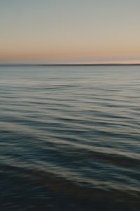 Kaboompics - Long Exposure Sea Background, Pink Sunset Sky and Water