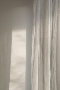 Kaboompics - White Wall Beside Sheer Curtain and Window Light