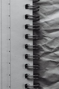 Kaboompics - Spiral Notebook Close Up Neutral Aesthetic