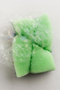 Kaboompics - Close Up of Green Sponge and Foam