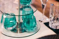 Kaboompics - Little cyan glasses