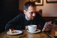 Kaboompics - Young man using his smartphone