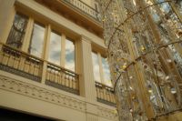 Kaboompics - Decorative Street Lights on Historic Malaga Building