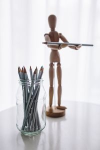 Kaboompics - Collection of Artist mannequin in various poses