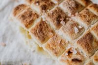 Kaboompics - Sea-Salt Crusted Slovenian Bread Macro, Rustic Food Texture for Bakery Design