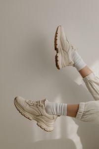 Kaboompics - White Sneakers and Joggers in a Minimalist Interior