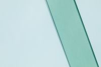 Kaboompics - Pale Blue Paper with Translucent Teal Sheet Edge