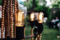 Kaboompics - Vintage Edison Bulbs with Soft Outdoor Background