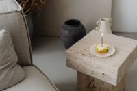 Kaboompics - Small Cake in a Bright Living Room