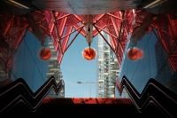 Kaboompics - Red Steel Structure Reflected in Modern Glass Architecture