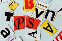 Kaboompics - Scattered Paper Letters for a Typography Background