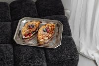 Kaboompics - Berry Stuffed French Toast with Powdered Sugar