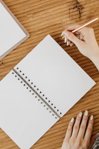 Kaboompics - Creative Planning Workspace With Open Notebooks