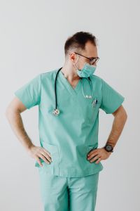 Kaboompics - Full-Length Doctor Wearing Medical Mask