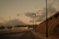 Kaboompics - Malaga Port Road at Sunset