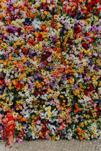 Kaboompics - Fest Santo Antonio - Various color flower background wall - Museu de Lisboa, Lisbon, Portugal