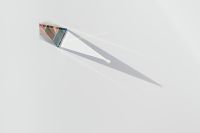 Kaboompics - Horizontal Rainbow Prism with Long Diagonal Shadow for Background Design