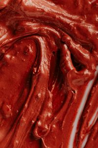 Kaboompics - Glossy Burgundy Red Lip Product Texture