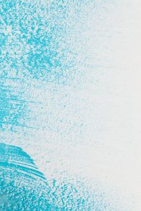 Kaboompics - Blue Paint Brush Texture Fading into White Negative Space