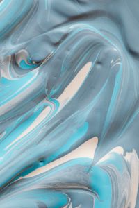 Kaboompics - Distressed Turquoise Brush Texture on White, Vertical Background