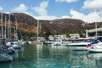 Kaboompics - Port Ginesta Marina With Boats and Coastal Hills