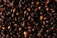 Kaboompics - Dark Roasted Coffee Beans Close-Up for Rich Brown Food Backgrounds
